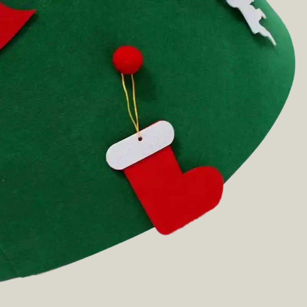 Árvore de Natal Infantil Montessori de Feltro + Pisca Pisca 5M de BRINDE!