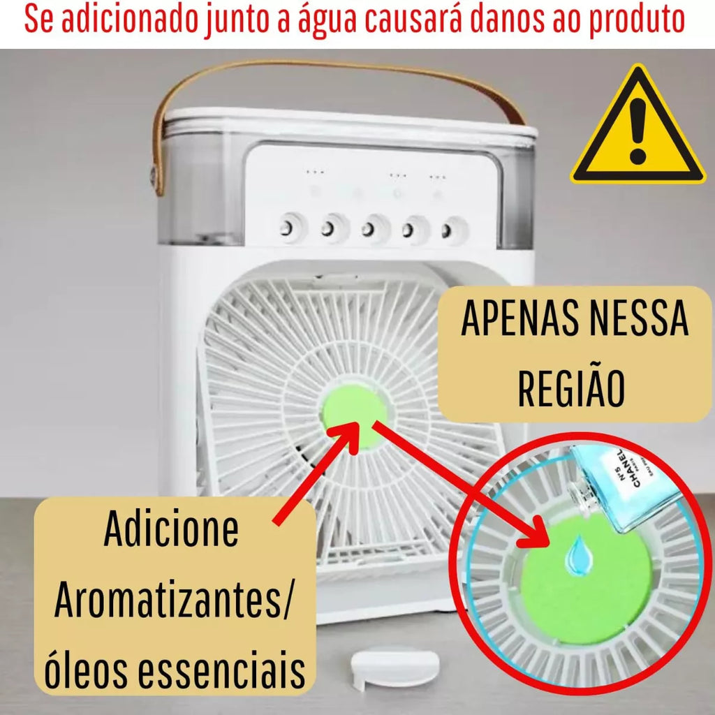 Climatizador 3 em 1- Frescor portátil- BREEZEMAX