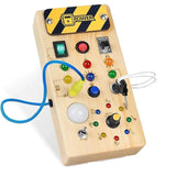Painel Sensorial Montessori. Brinquedo Artesanal Educativo
